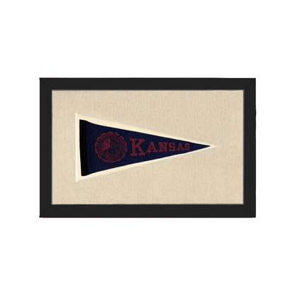 Vintage University of Kansas Pennant | Americana Memories | vintageantiquesgifts.com
