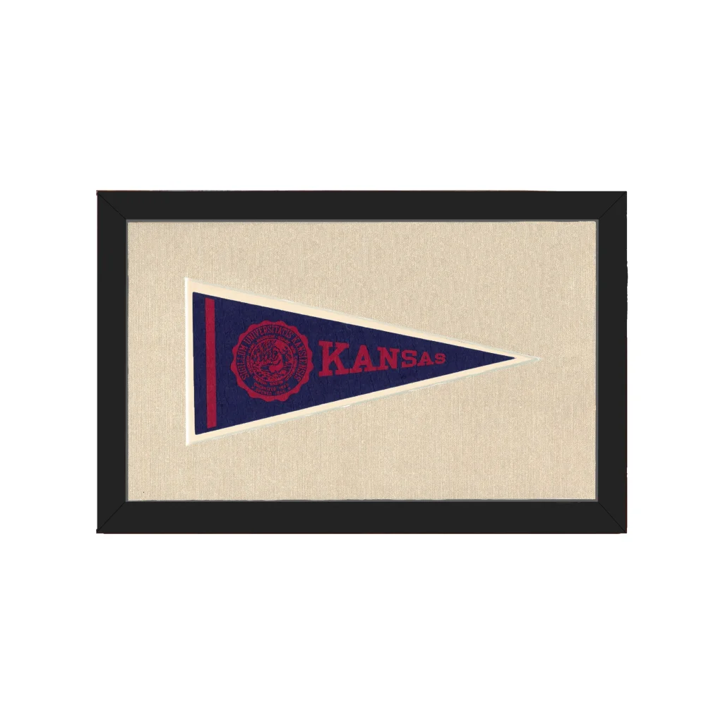Vintage University of Kansas Pennant | Americana Memories | vintageantiquesgifts.com