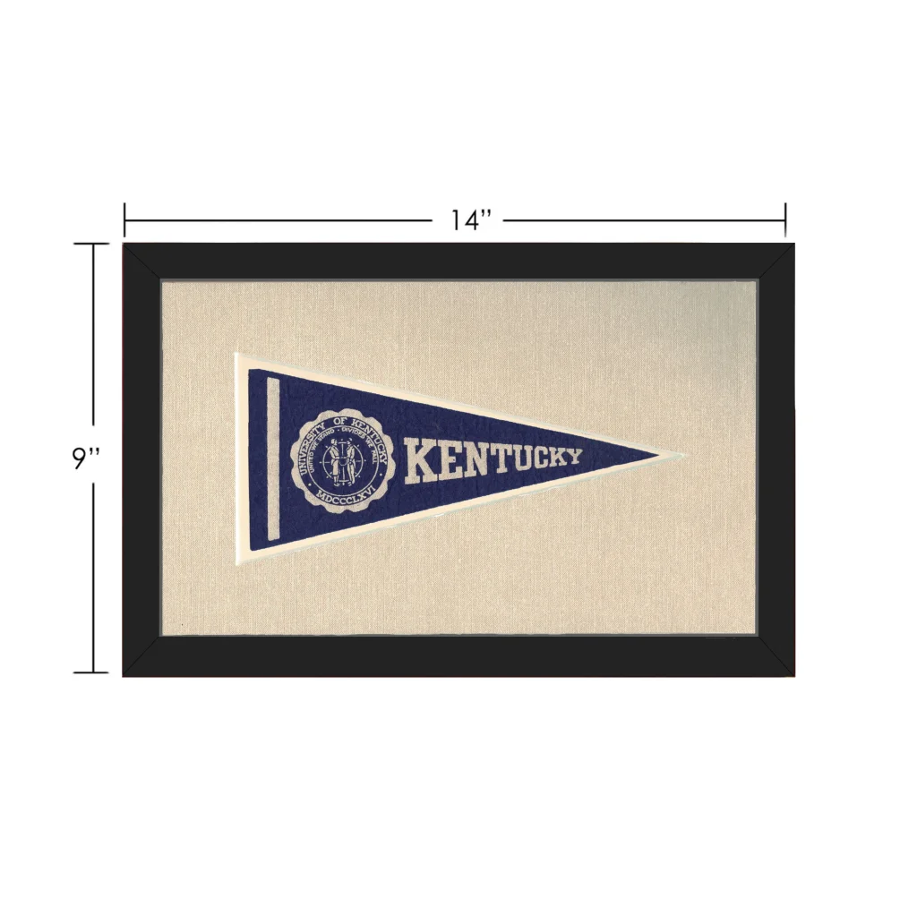 Vintage University of Kentucky Pennant | Vintage Collectible Sports Pennant | vintageantiquesgifts.com