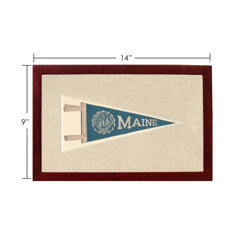 Vintage University of Maine Pennant | Vintage Americana Sports Memorabilia | vintageantiquesgifts.com