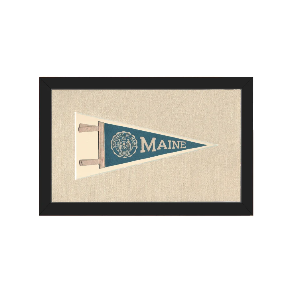 Vintage University of Maine Pennant | Americana Memories | vintageantiquesgifts.com