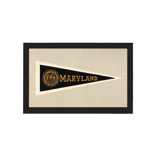Vintage University of Maryland Pennant | Americana Memories | vintageantiquesgifts.com