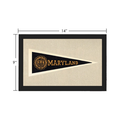 Vintage University of Maryland Pennant | Vintage Collectible Sports Pennant | vintageantiquesgifts.com