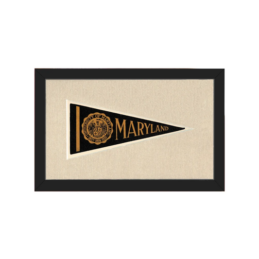 Vintage University of Maryland Pennant | Americana Memories | vintageantiquesgifts.com
