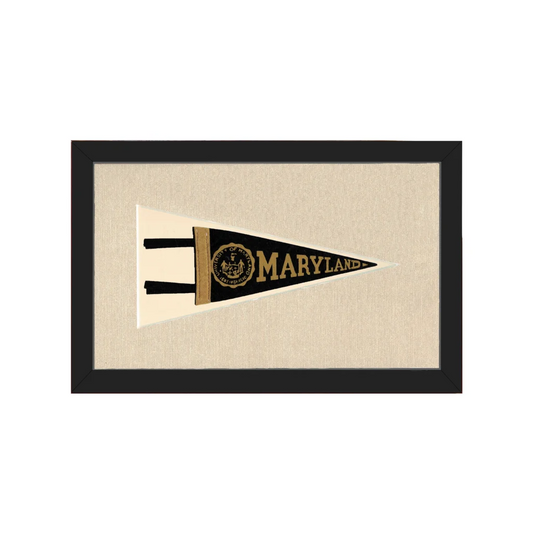 Vintage University of Maryland Pennant | Americana Memories | vintageantiquesgifts.com