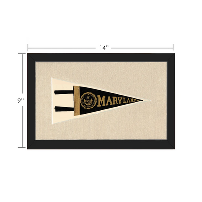 Vintage University of Maryland Pennant | Vintage Collectible Sports Pennant | vintageantiquesgifts.com