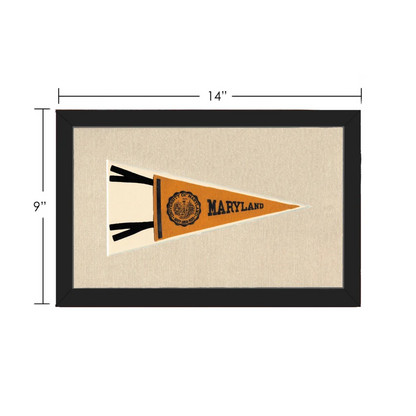 Vintage University of Maryland Pennant | Vintage Collectible Sports Pennant | vintageantiquesgifts.com