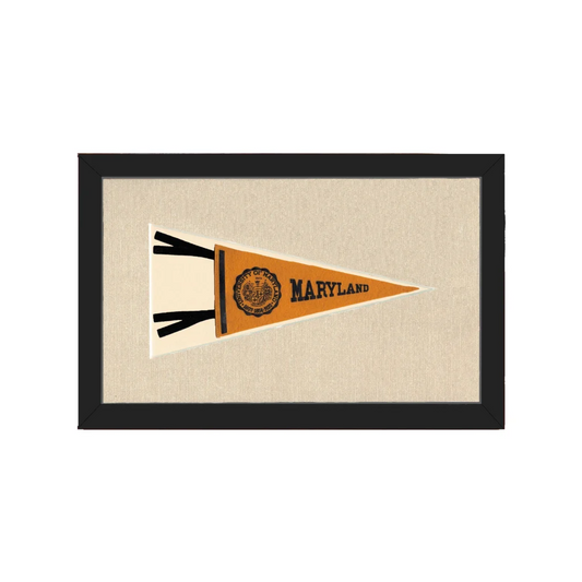 Vintage University of Maryland Pennant | Americana Memories | vintageantiquesgifts.com
