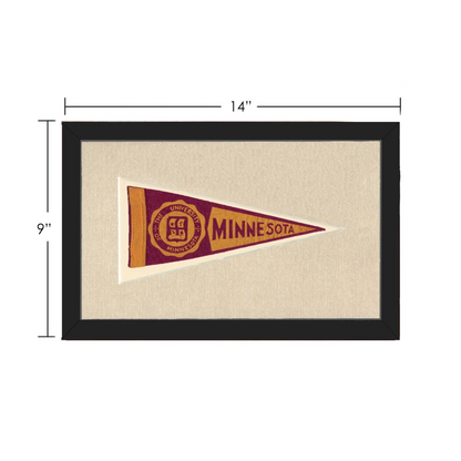 Vintage University of Minnesota Pennant | Vintage Collectible Sports Pennant | vintageantiquesgifts.com