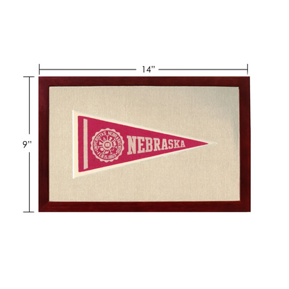 Vintage University of Nebraska Pennant | Vintage Americana Sports Memorabilia | vintageantiquesgifts.com