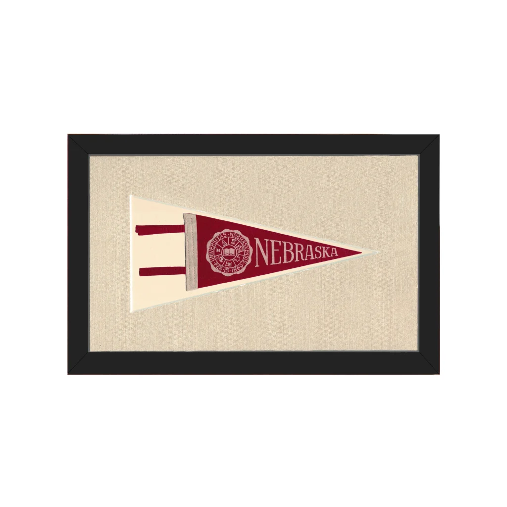 Vintage University of Nebraska Pennant | Americana Memories | vintageantiquesgifts.com