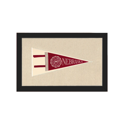 Vintage University of Nebraska Pennant | Americana Memories | vintageantiquesgifts.com