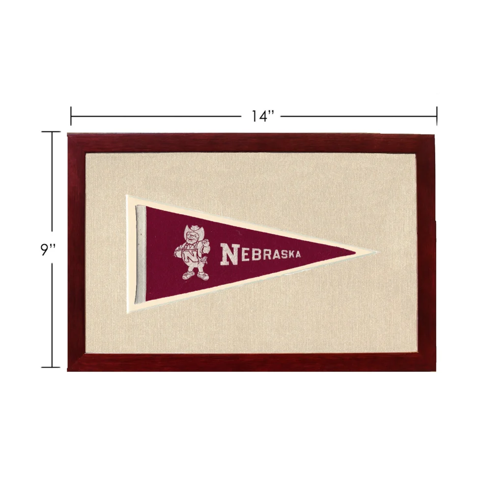 Vintage University of Nebraska Pennant | Vintage Americana Sports Memorabilia | vintageantiquesgifts.com