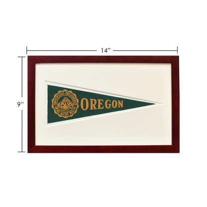 Vintage University of Oregon Hormel Pennant | Rare Vintage Wool Felt Pennant Flag | vintageantiquesgifts.com