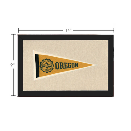 Vintage University of Oregon Pennant | Vintage Collectible Sports Pennant | vintageantiquesgifts.com