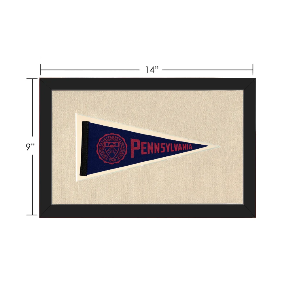 Vintage University of Pennsylvania Pennant | Vintage Collectible Sports Pennant | vintageantiquesgifts.com