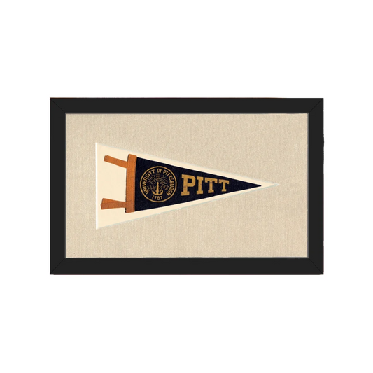 Vintage University of Pittsburgh Pennant | Americana Memories | vintageantiquesgifts.com