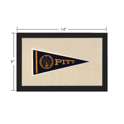 Vintage University of Pittsburgh Pennant | Vintage Collectible Sports Pennant | vintageantiquesgifts.com