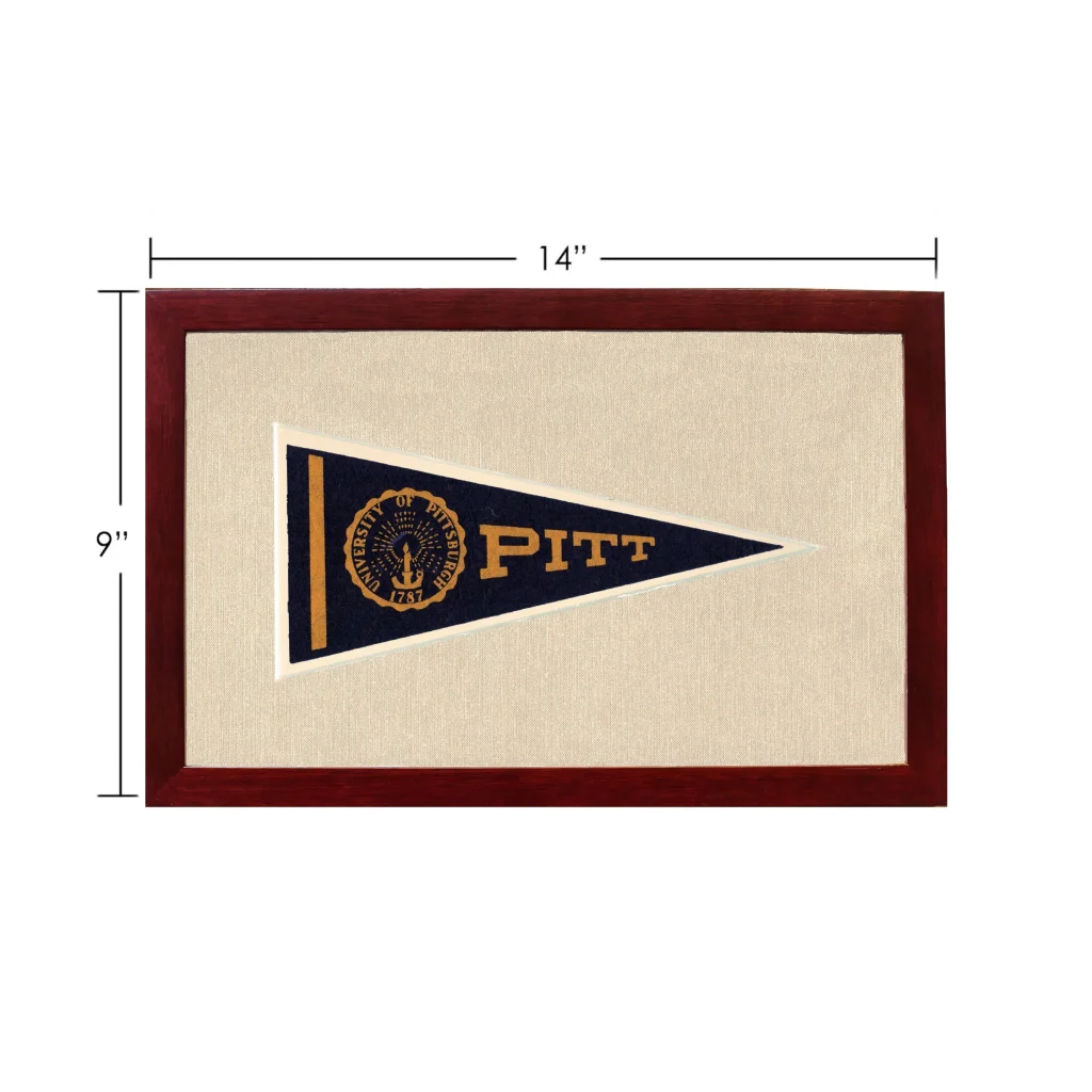 Vintage University of Pittsburgh Pennant | Vintage Americana Sports Memorabilia | vintageantiquesgifts.com