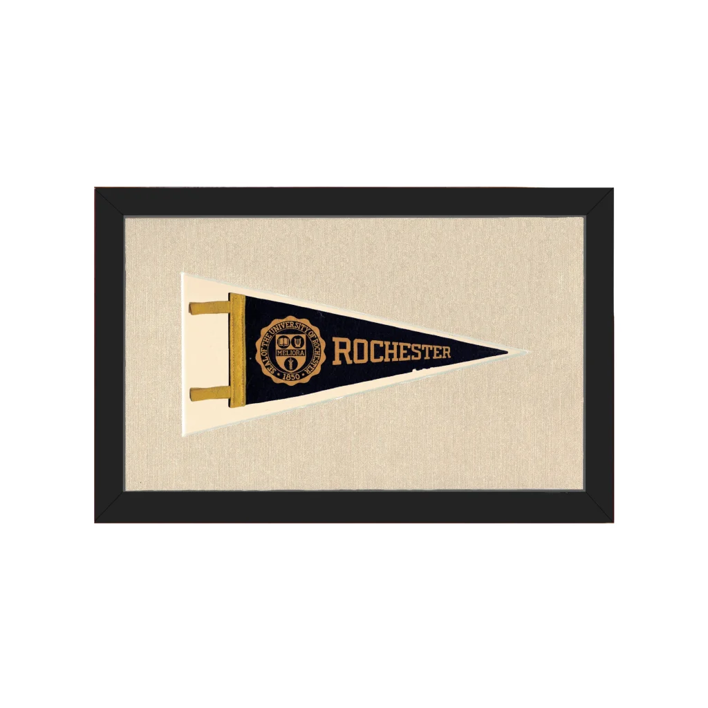 Vintage University of Rochester Pennant | Americana Memories | vintageantiquesgifts.com