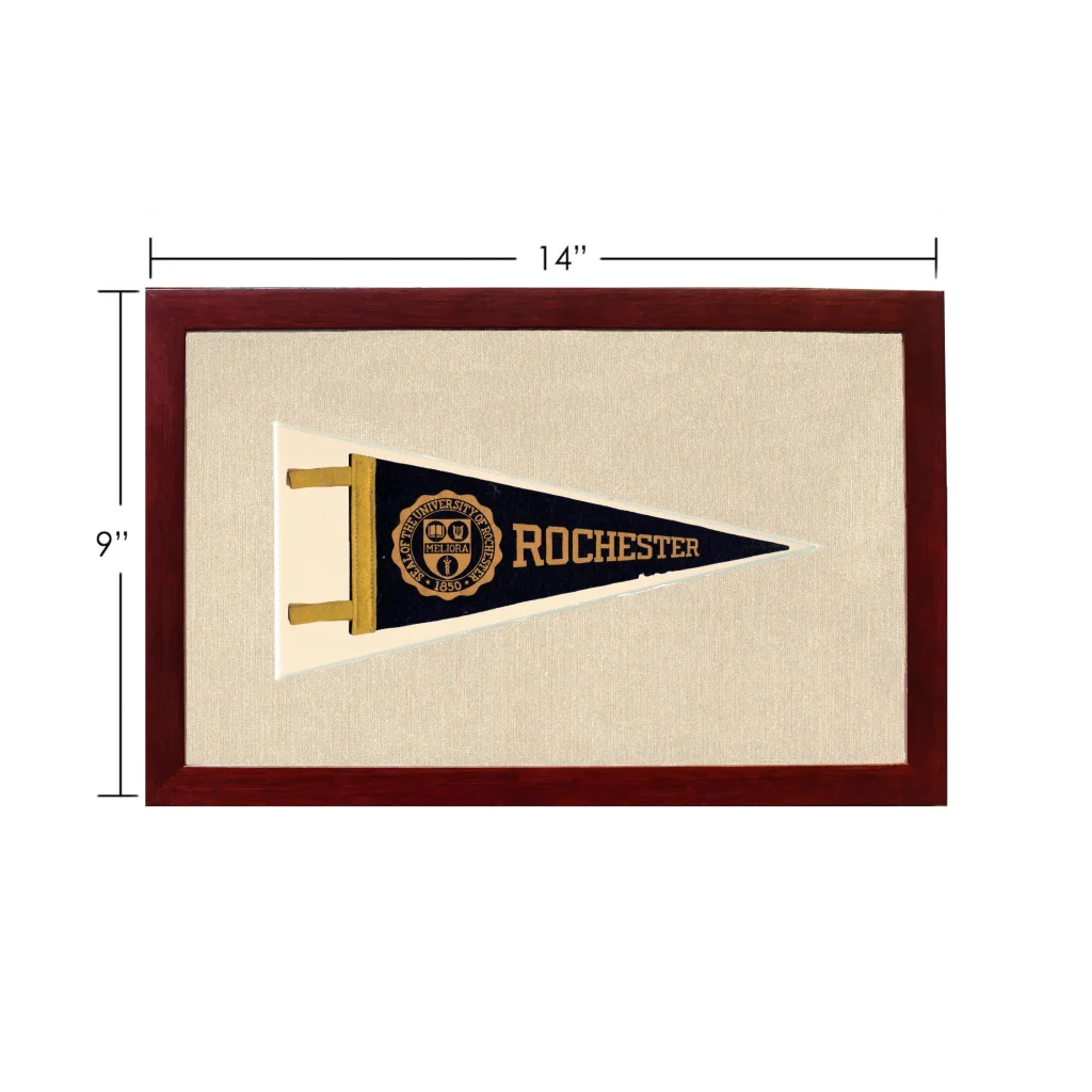 Vintage University of Rochester Pennant | Vintage Americana Sports Memorabilia | vintageantiquesgifts.com