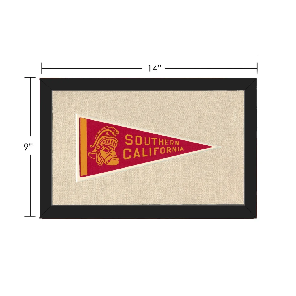 Vintage University of Southern California Pennant | Vintage Collectible Sports Pennant | vintageantiquesgifts.com