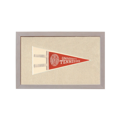 Vintage University of Tennessee Pennant | Rare Vintage Wool Felt Pennant Flag | vintageantiquesgifts.com
