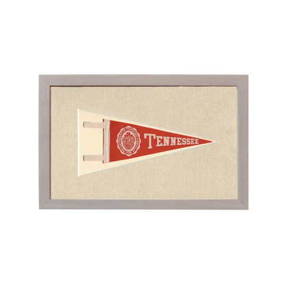 Vintage University of Tennessee Pennant | Rare Vintage Wool Felt Pennant Flag | vintageantiquesgifts.com