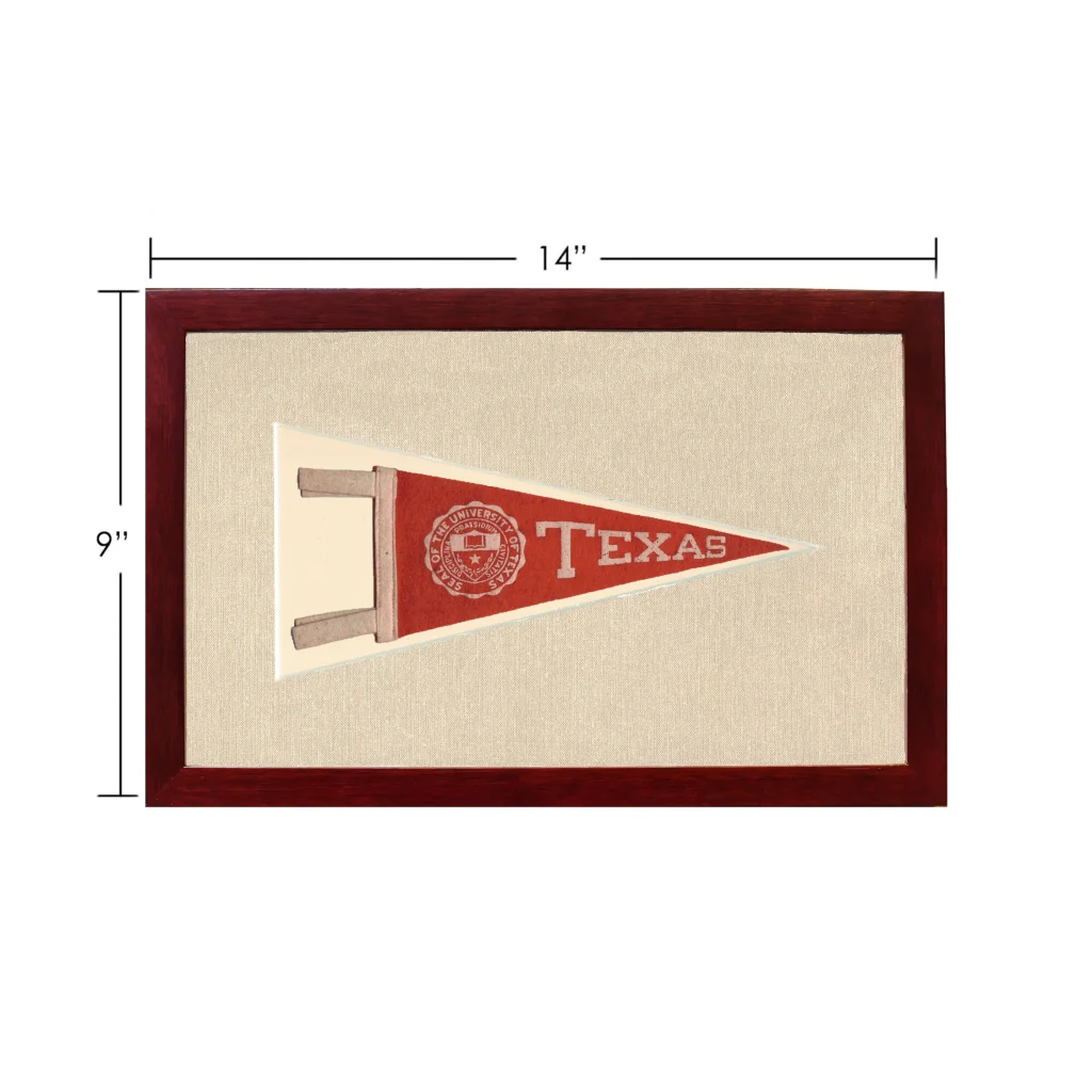 Vintage University of Texas Pennant | Vintage Americana Sports Memorabilia | vintageantiquesgifts.com