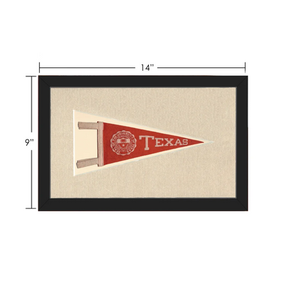 Vintage University of Texas Pennant | Vintage Collectible Sports Pennant | vintageantiquesgifts.com