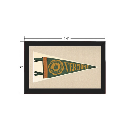 Vintage University of Vermont Pennant | Vintage Collectible Sports Pennant | vintageantiquesgifts.com