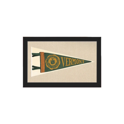 Vintage University of Vermont Pennant | Americana Memories | vintageantiquesgifts.com