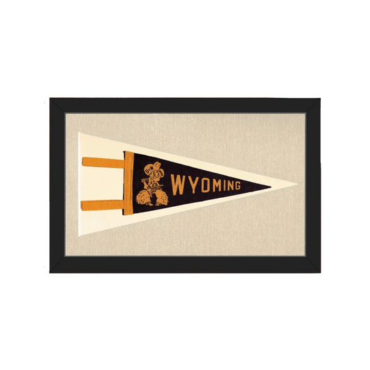 Vintage University of Wyoming Pennant | Americana Memories | vintageantiquesgifts.com