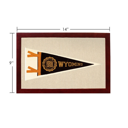 Vintage University of Wyoming Pennant | Vintage Americana Sports Memorabilia | vintageantiquesgifts.com