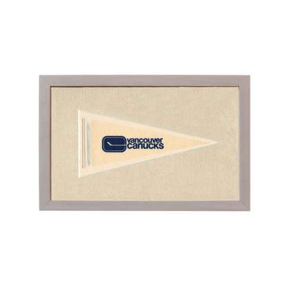 Vintage Vancouver Canucks Pennant | Rare Vintage Wool Felt Pennant Flag | vintageantiquesgifts.com