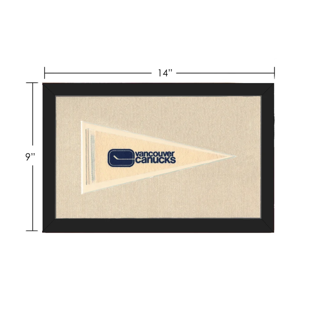 Vintage Vancouver Canucks Pennant | Vintage Collectible Sports Pennant | vintageantiquesgifts.com
