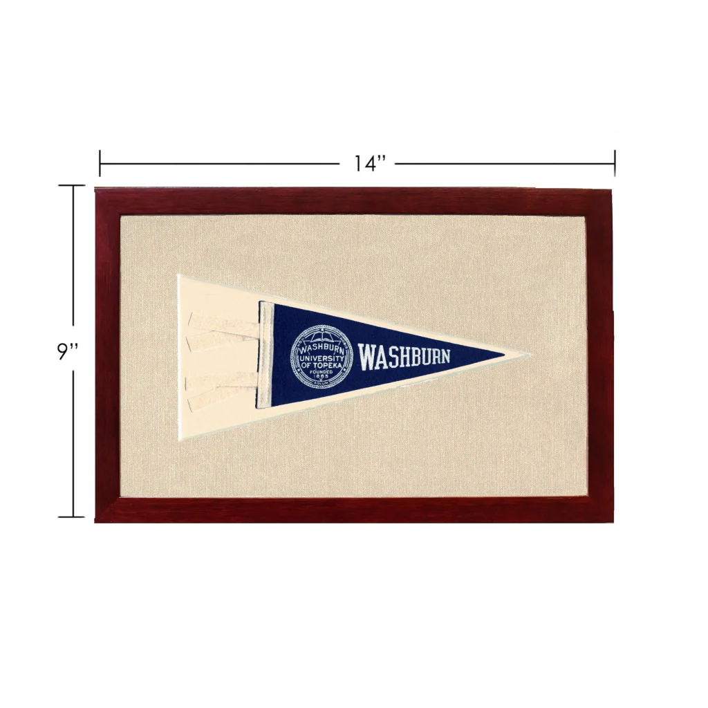Vintage Washburn University Pennant | Vintage Americana Sports Memorabilia | vintageantiquesgifts.com