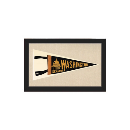 Vintage Washington Senators Pennant | Americana Memories | vintageantiquesgifts.com