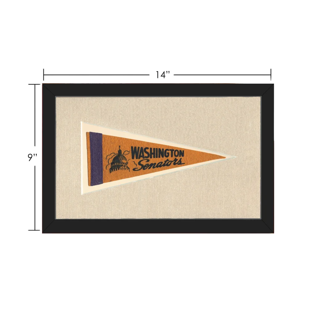 Vintage Washington Senators Pennant | Vintage Collectible Sports Pennant | vintageantiquesgifts.com