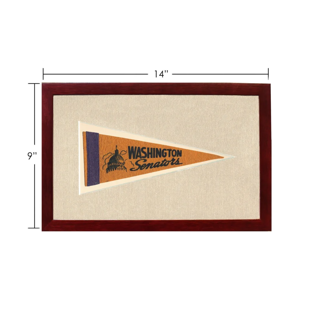 Vintage Washington Senators Pennant | Vintage Americana Sports Memorabilia | vintageantiquesgifts.com