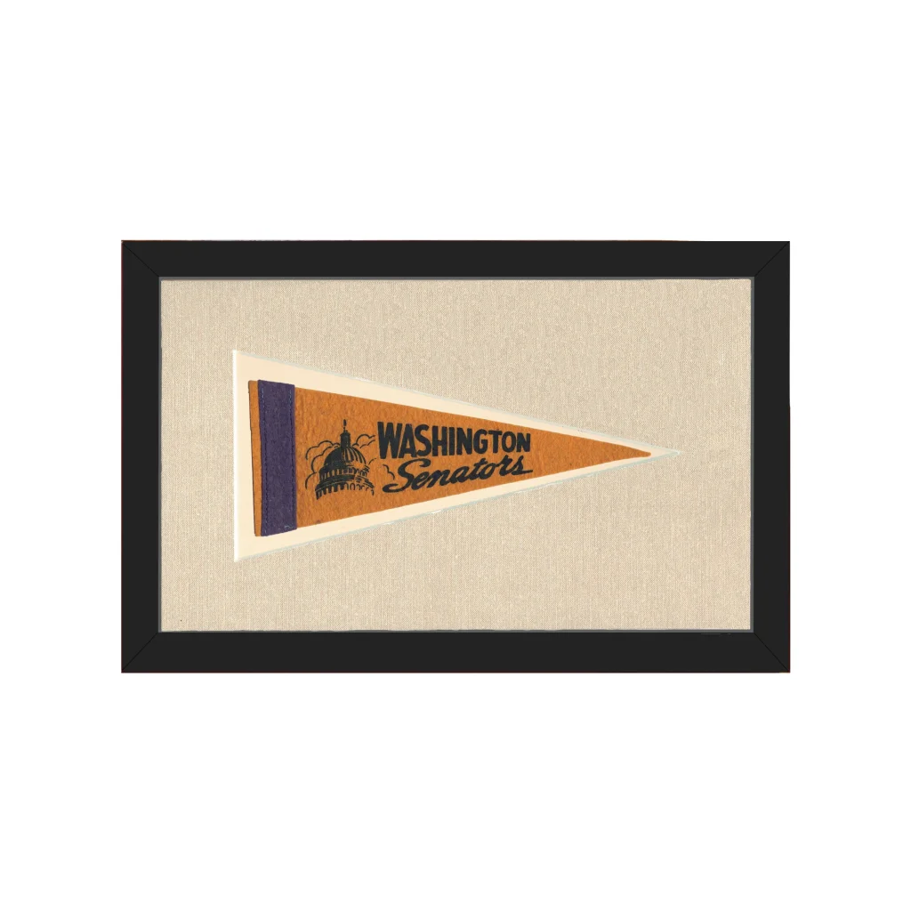 Vintage Washington Senators Pennant | Americana Memories | vintageantiquesgifts.com