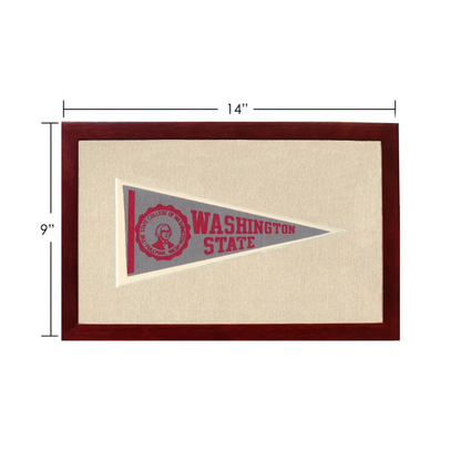 Vintage Washington State University Pennant | Vintage Americana Sports Memorabilia | vintageantiquesgifts.com