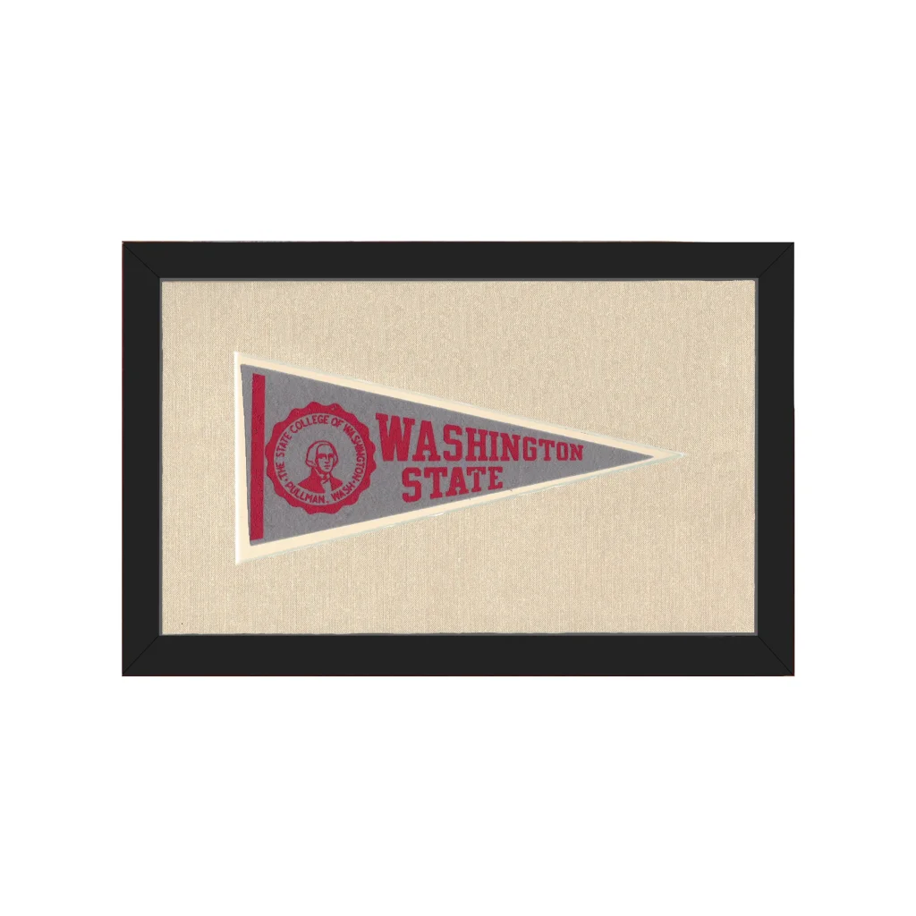 Vintage Washington State University Pennant | Americana Memories | vintageantiquesgifts.com