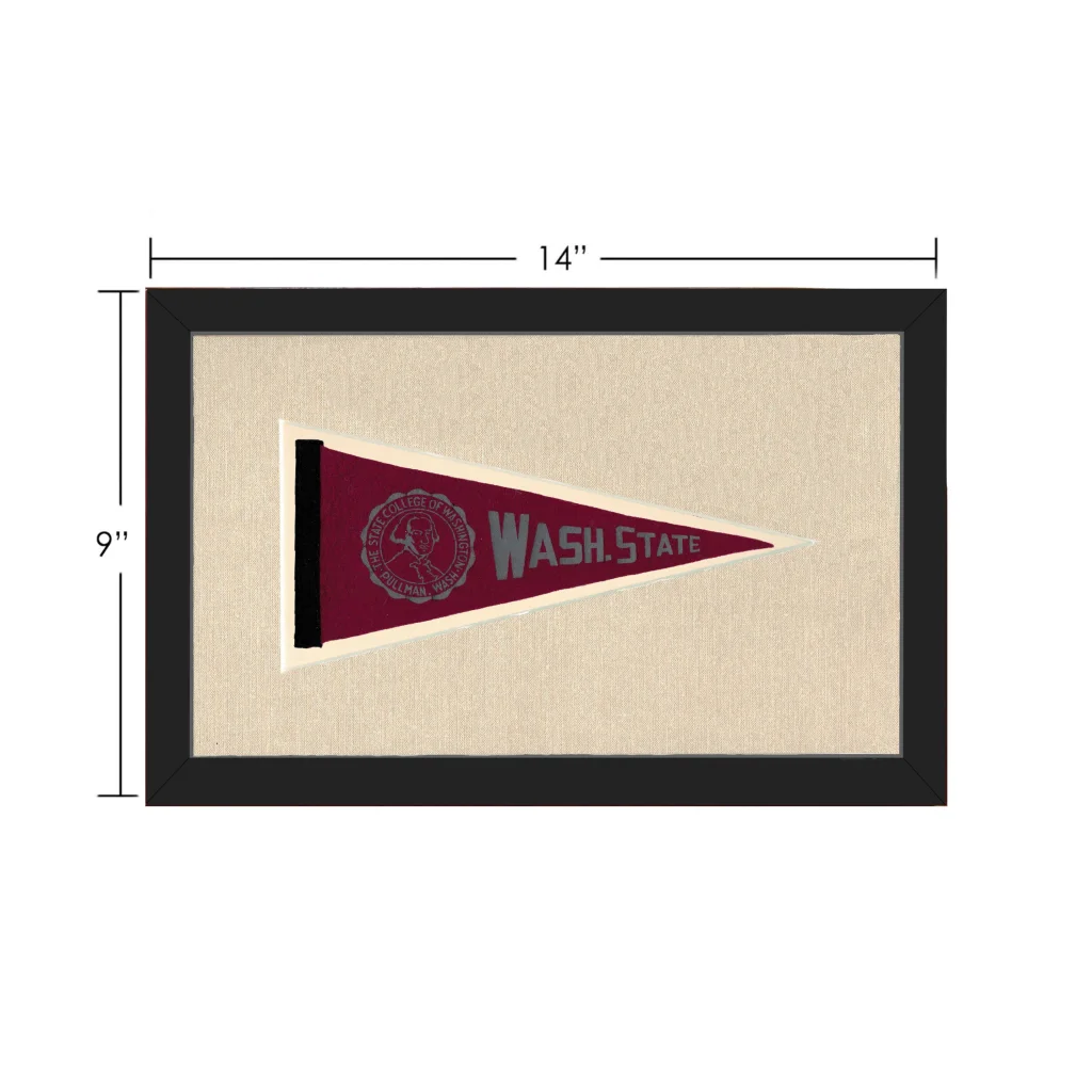 Vintage Washington State University Pennant | Vintage Collectible Sports Pennant | vintageantiquesgifts.com