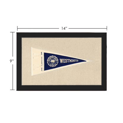 Vintage Westminster College Pennant | Vintage Collectible Sports Pennant | vintageantiquesgifts.com
