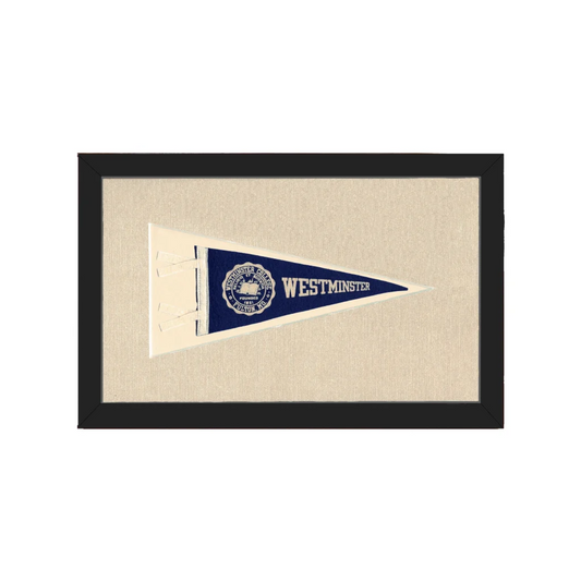 Vintage Westminster College Pennant | Americana Memories | vintageantiquesgifts.com