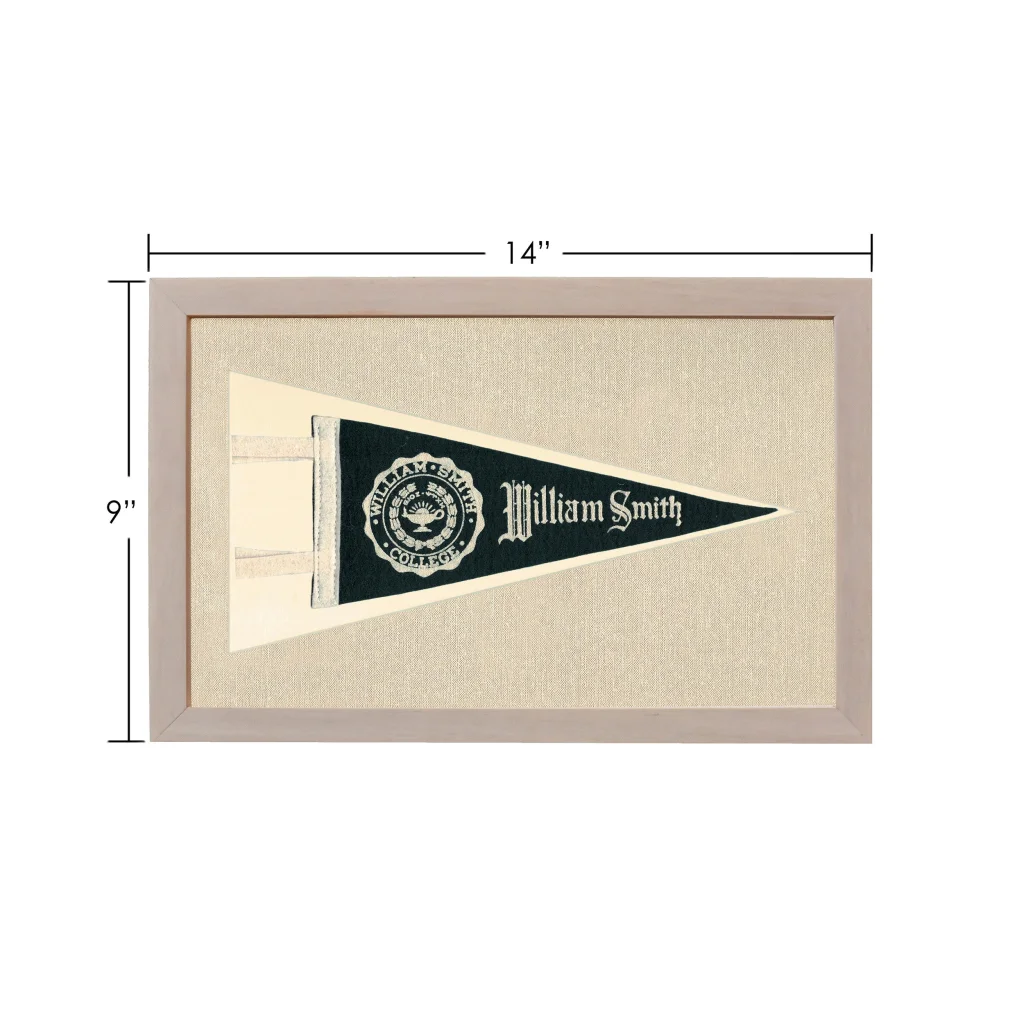 Vintage William Smith College Pennant | Vintage Americana Sports Memorabilia | vintageantiquesgifts.com