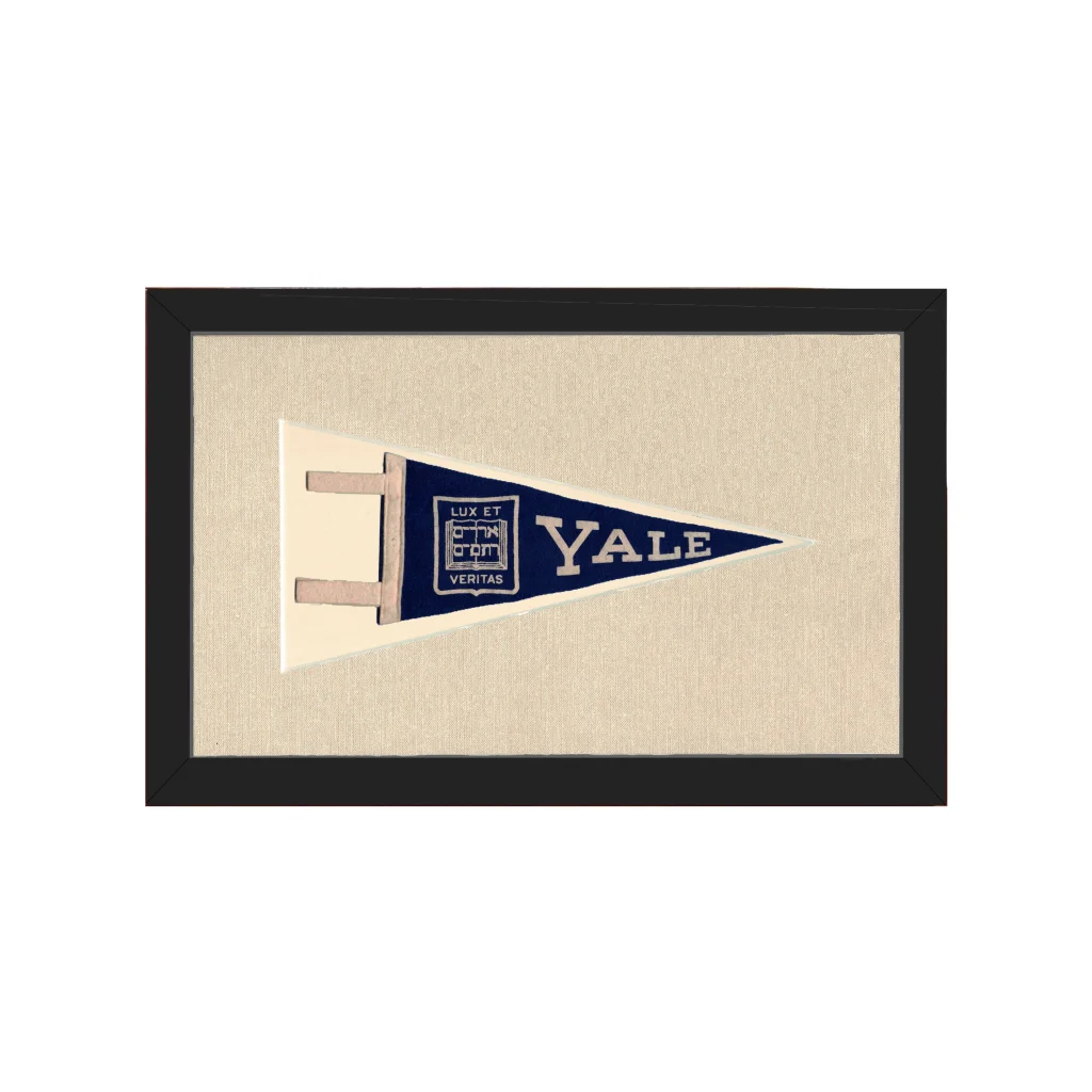 Vintage Yale University Pennant | Americana Memories | vintageantiquesgifts.com
