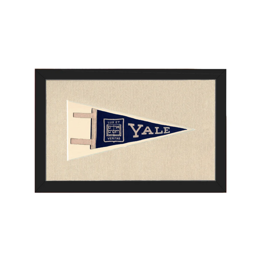 Vintage Yale University Pennant | Americana Memories | vintageantiquesgifts.com