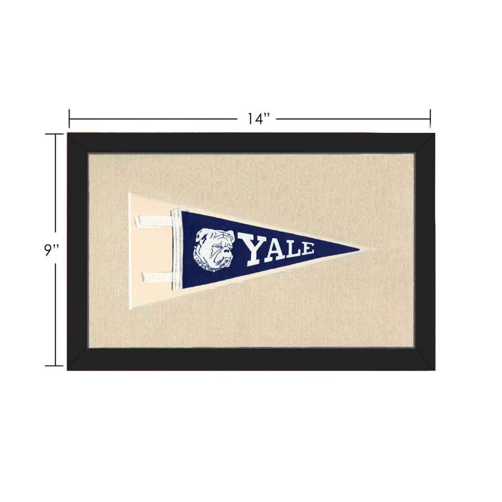 Vintage Yale University Pennant | Vintage Collectible Sports Pennant | vintageantiquesgifts.com